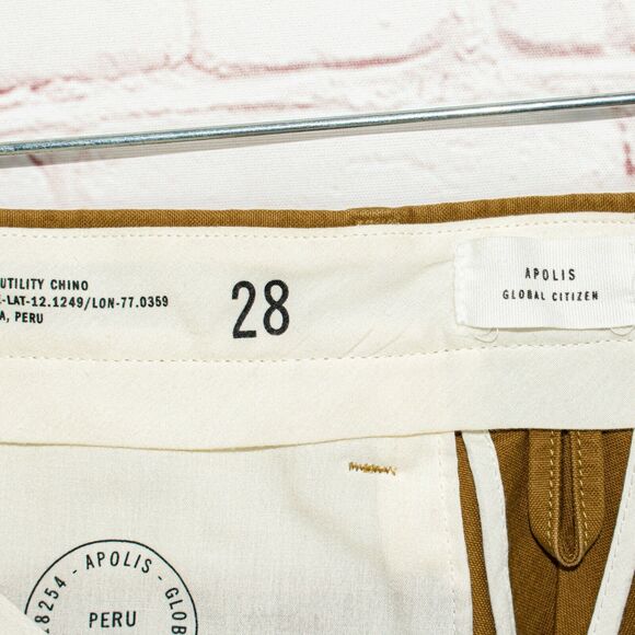 APOLIS Global Citizen Utility Shorts in Khaki Size 28 - Picture 7 of 7